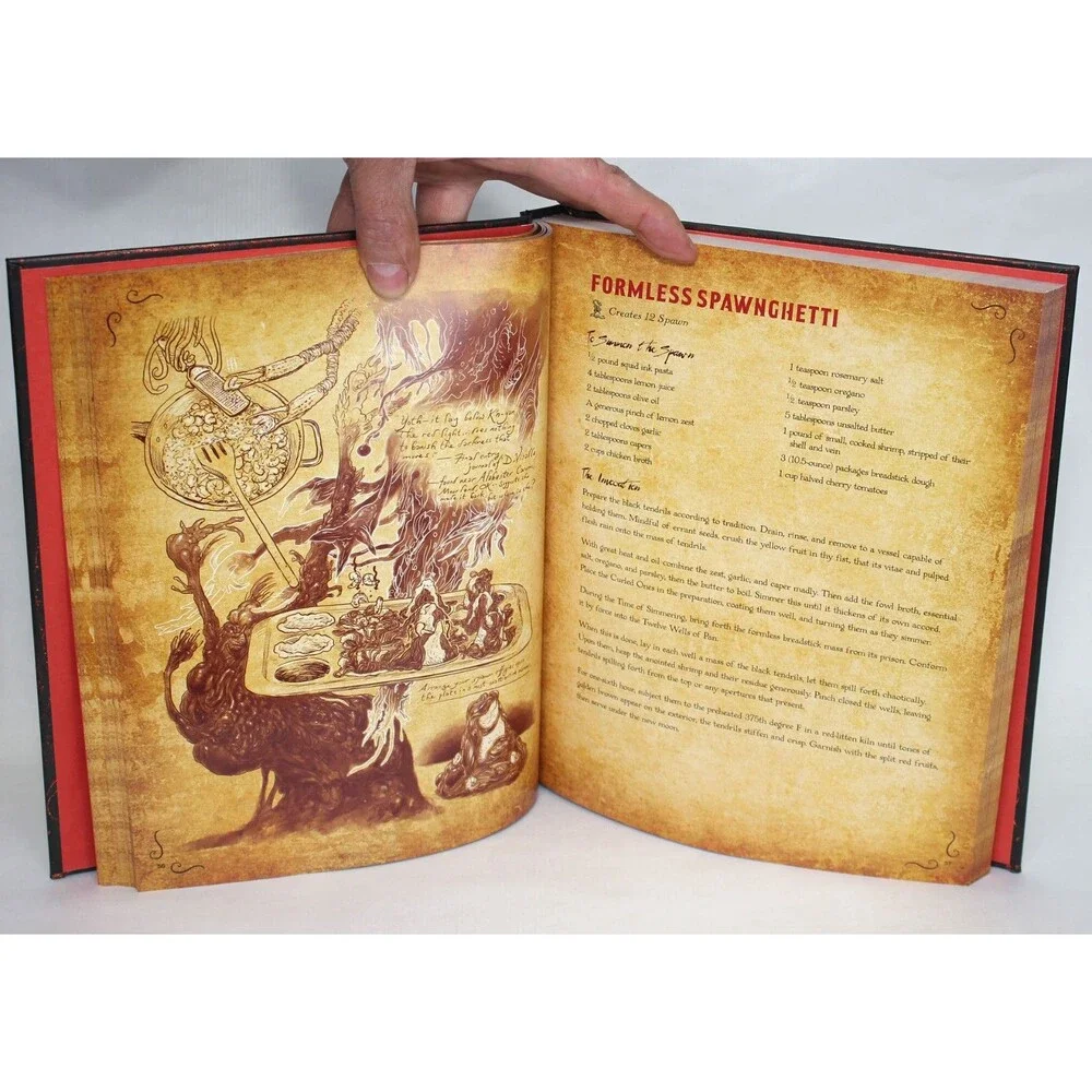 NECRONOMNOMNOM Recipes & Rites Lore H.P. Lovecraft Mike Slater 2019 HC Cookbook